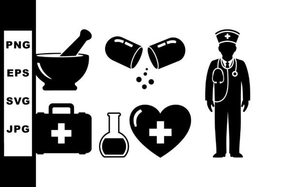 A Designer's Practical Take on a Medical Icon Embroidery Set