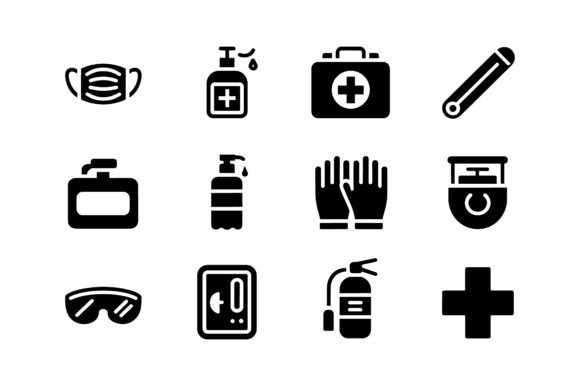A Designer's Review of the Medical Safety Vector Silhouette Set