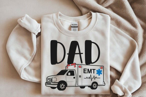 Dad EMT Svg for Embroidery Projects