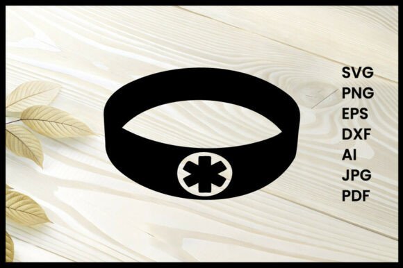 Evaluating the Medical Alert Bracelet Silhouette Vector for Embroidery