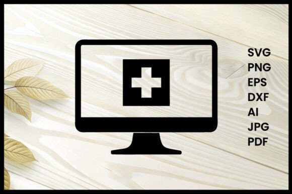 Medical Screen Silhouette: A Clean Design for Modern Crafting