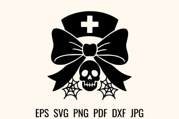 Nurse Halloween Coquette Bow: A Spooky Design Review