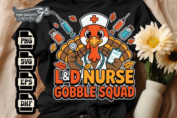 The Nurse Gobble Squad Thanksgiving SVG Design: A Designer's Review
